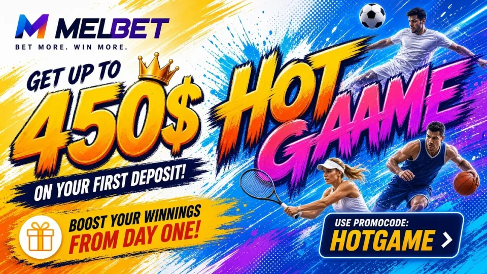 Melbet Registration in 2026 Using Promo Code HOTGAME for a $450 Welcome Bonus